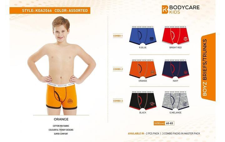 60 BOYS BRIEF 2066 KGA BOYS BRIEF ASSOTED 
