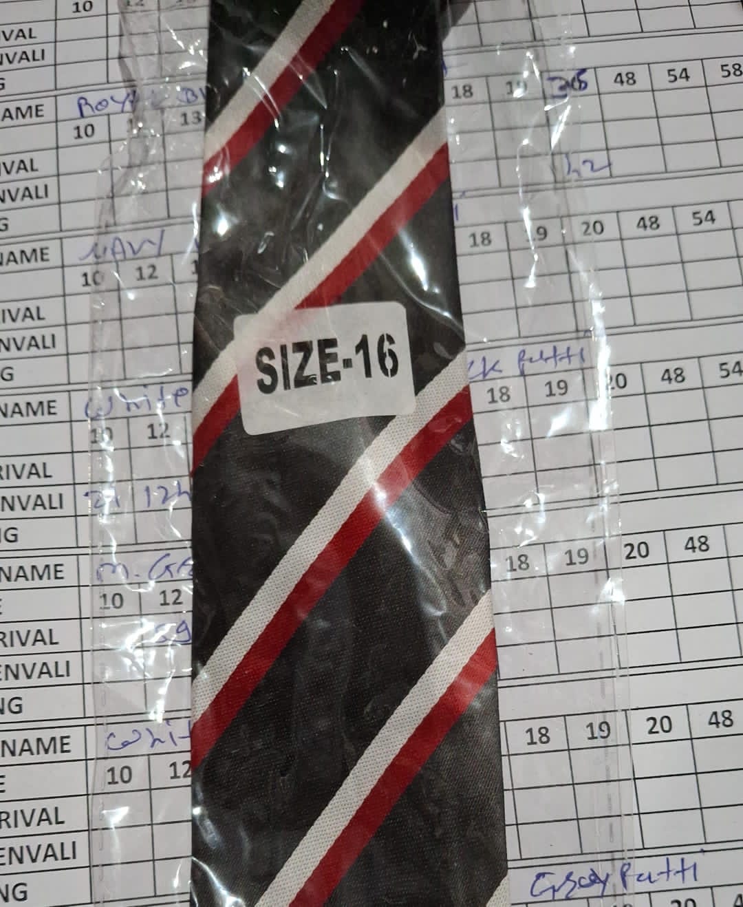 10 342 225 D.Grey in Red & White Patti 