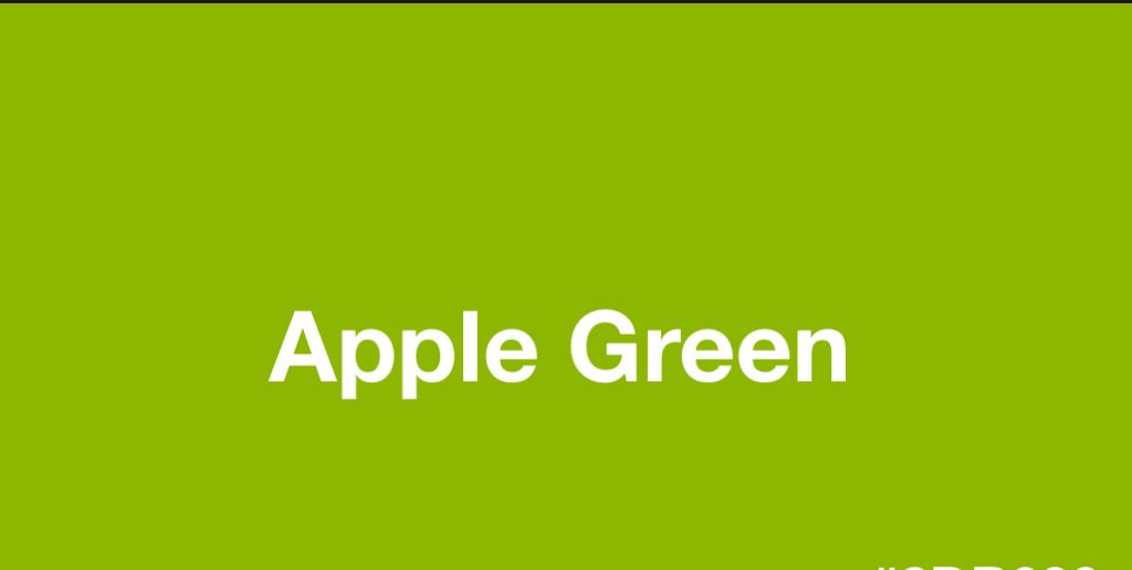 M TMF 1011 ROUND NECK HALF SLEEVE APPLE GREEN