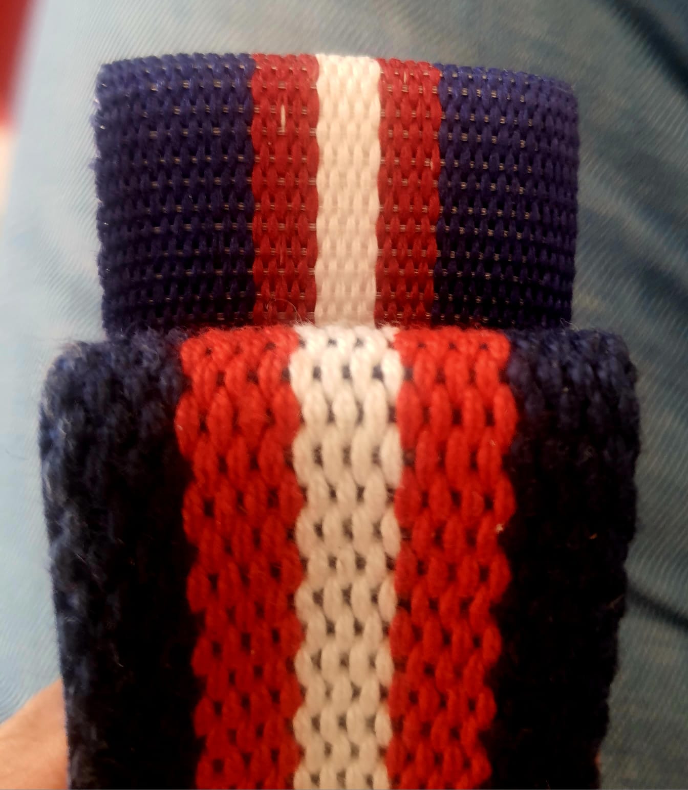 54 4444 22 DUBBY BUKKLE NAVY/RED/WHITE 