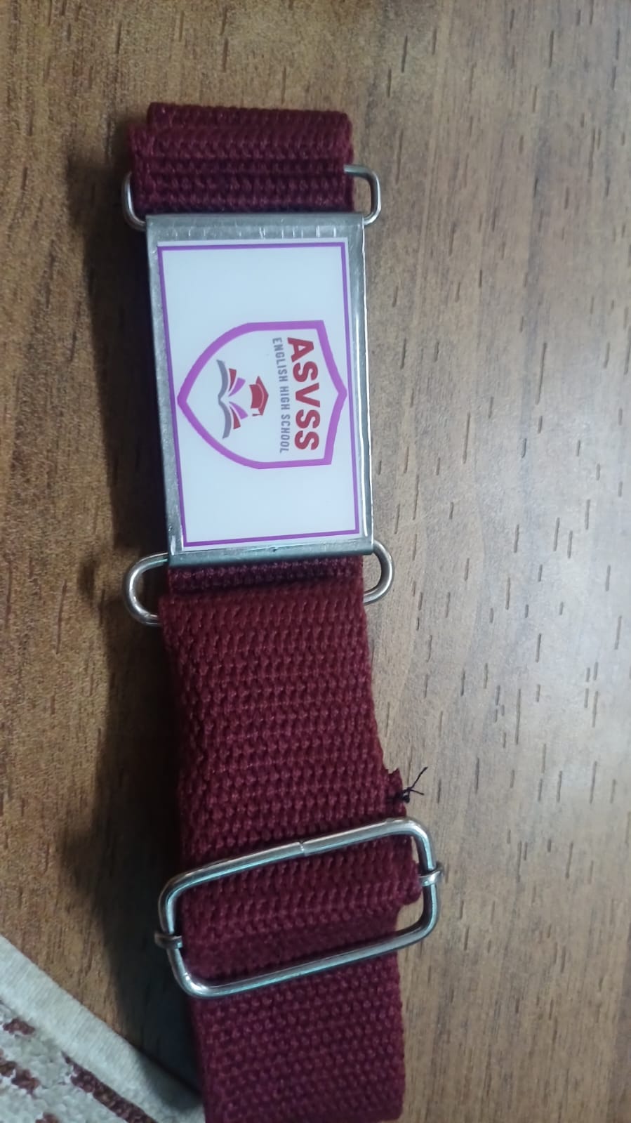 40 2222 22 SS BELT MAROON COTTEN NIVAR 