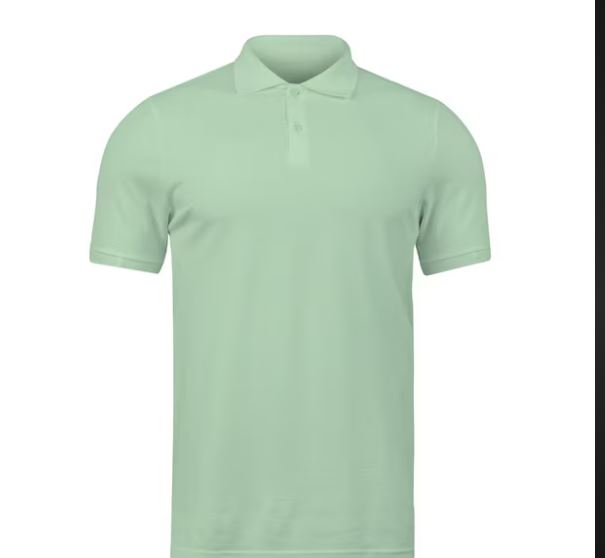 4XL TMF 2002 COLLAR T-SHIRT PASTEL GREEN