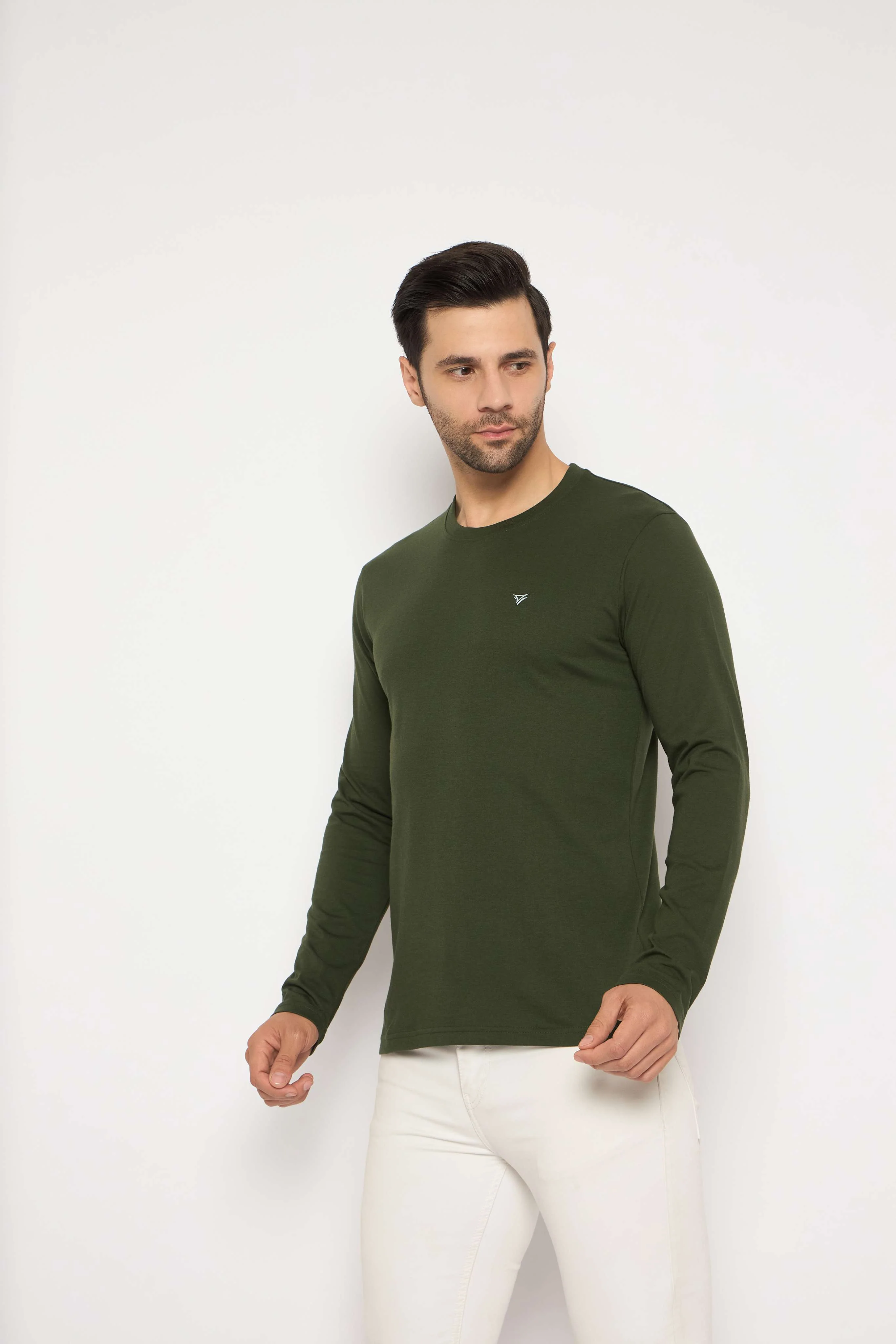 4XL TMF 2007 COLLAR T-SHIRT OLIVE