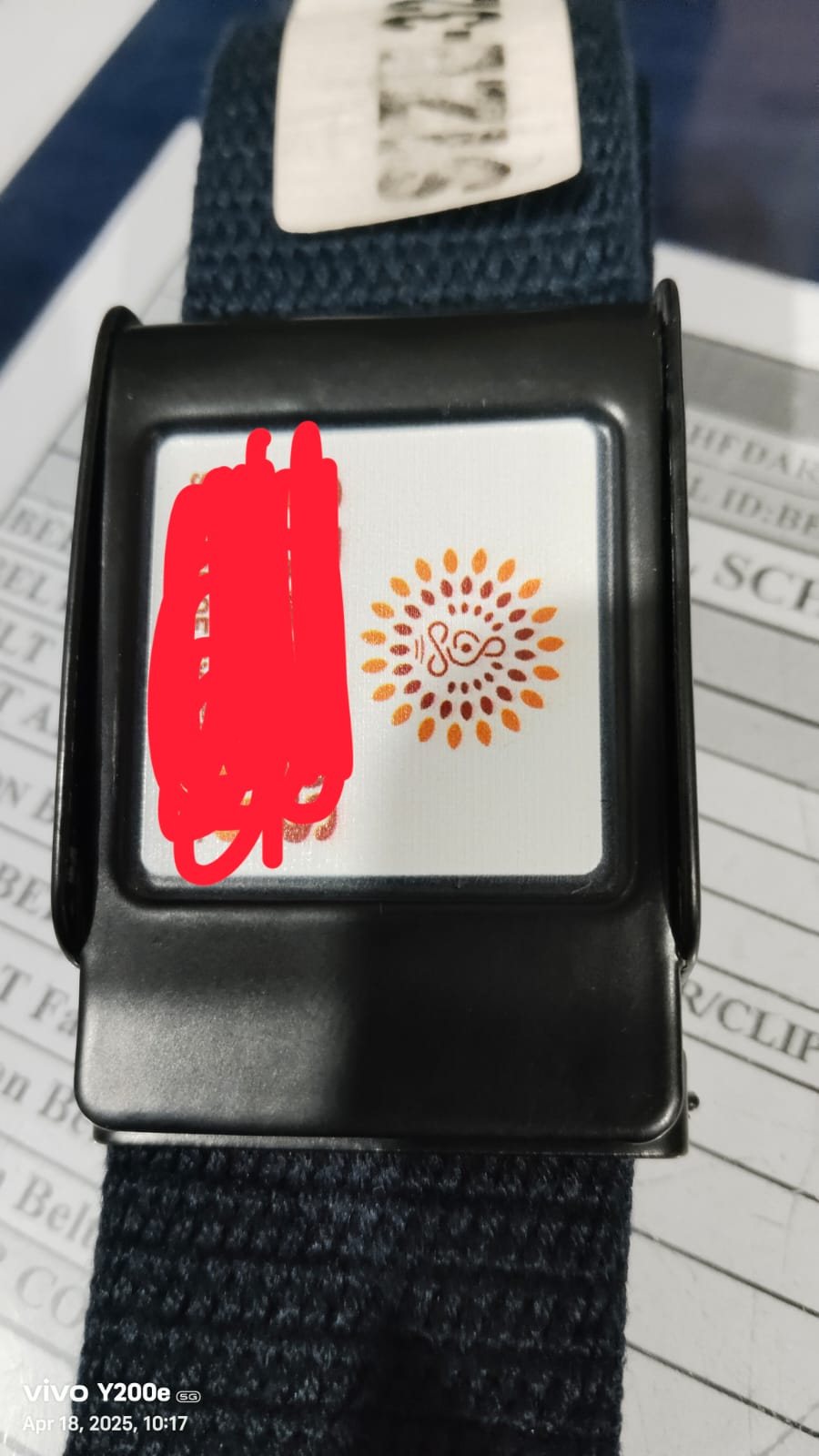 40 4444 22 DUBBY BUKKLE BLACK COTTAN NIVAR 