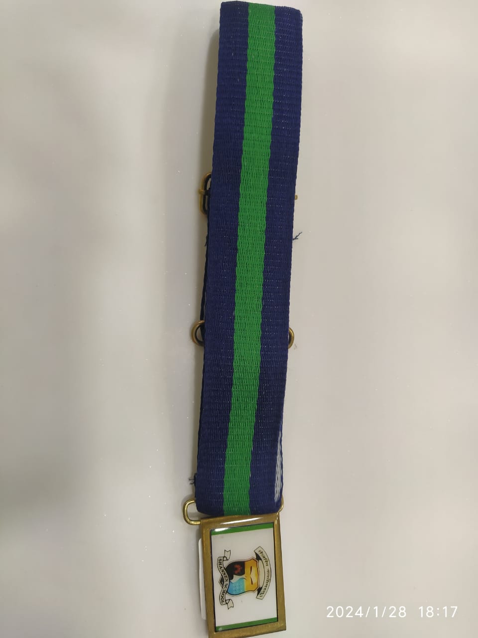 32 3333 11 NAVY/GREEN/NAVY (SHANEN BELT) 