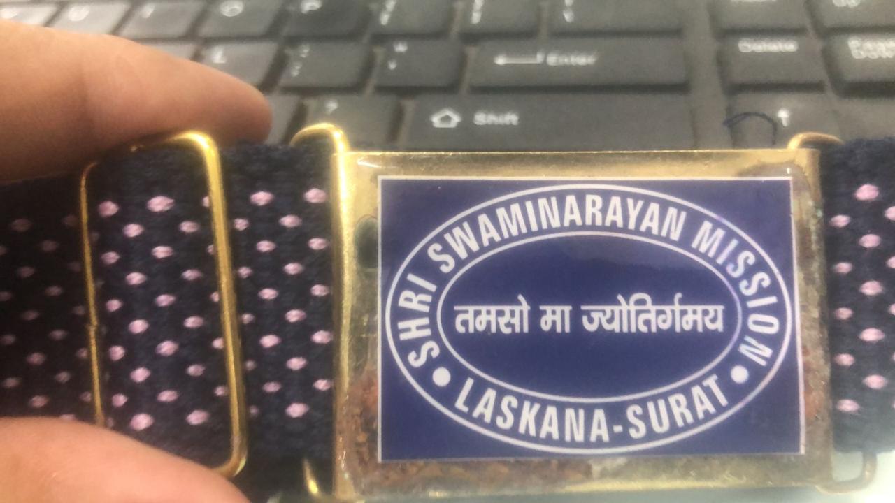 30 3333 22 NAVY IN PINK DOT(SHRI SWAMINARAYAN) 