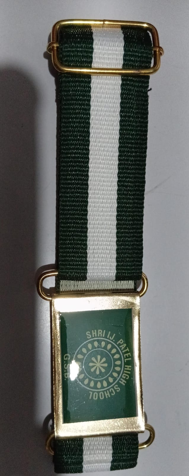 40 3333 11 GREEN/WHITE PP NIVAR ( SHRI IJ HIGH SCHOOL) 