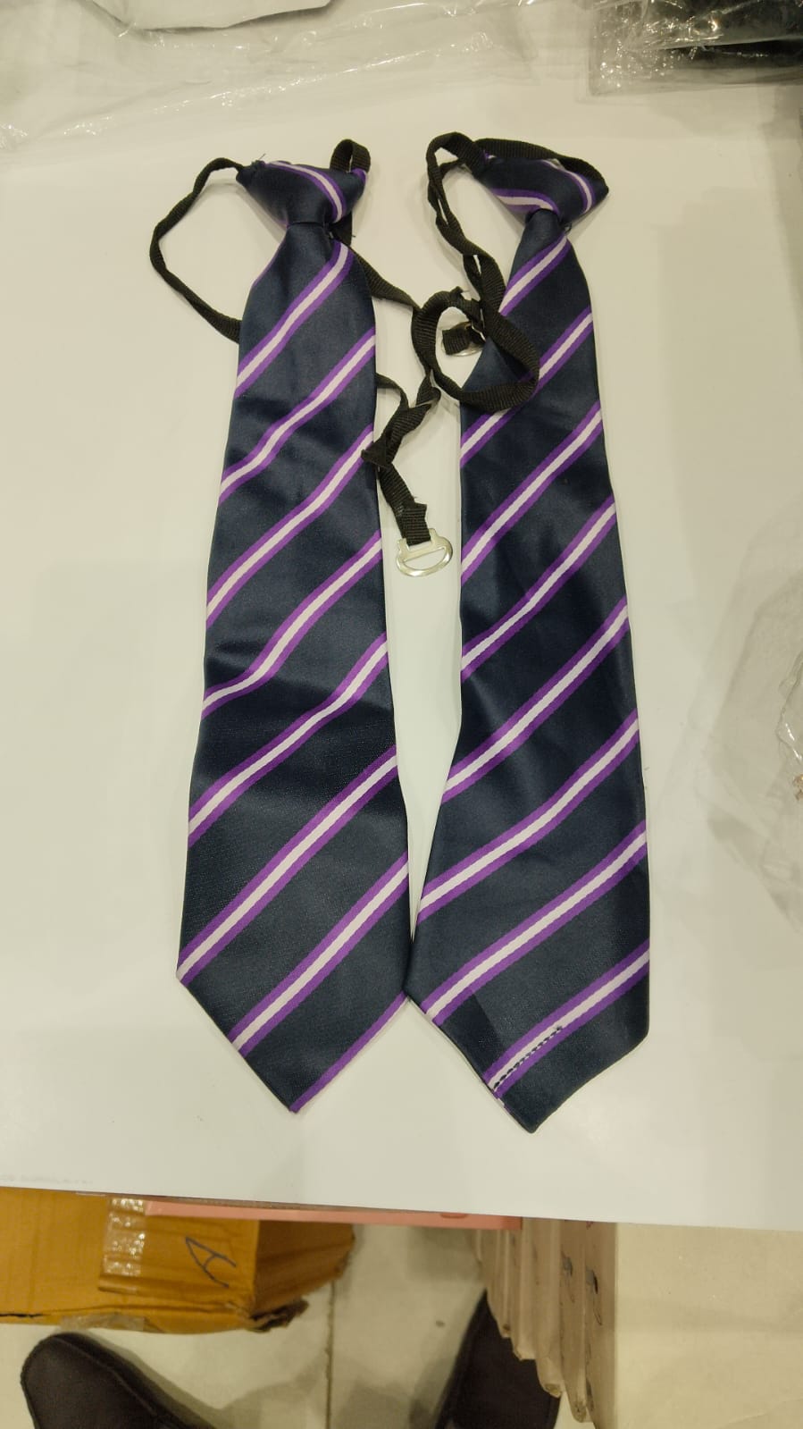 56 242 230 NAVY TIE PURPLE/WHITE PATTI ( DORIWALI) 