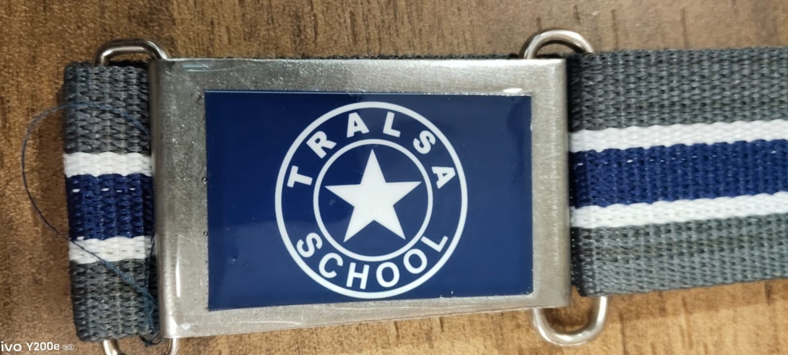 36 2222 11 GREY NAVY IN 2 WHITE PATTI(TRALSA SCHOOL) 