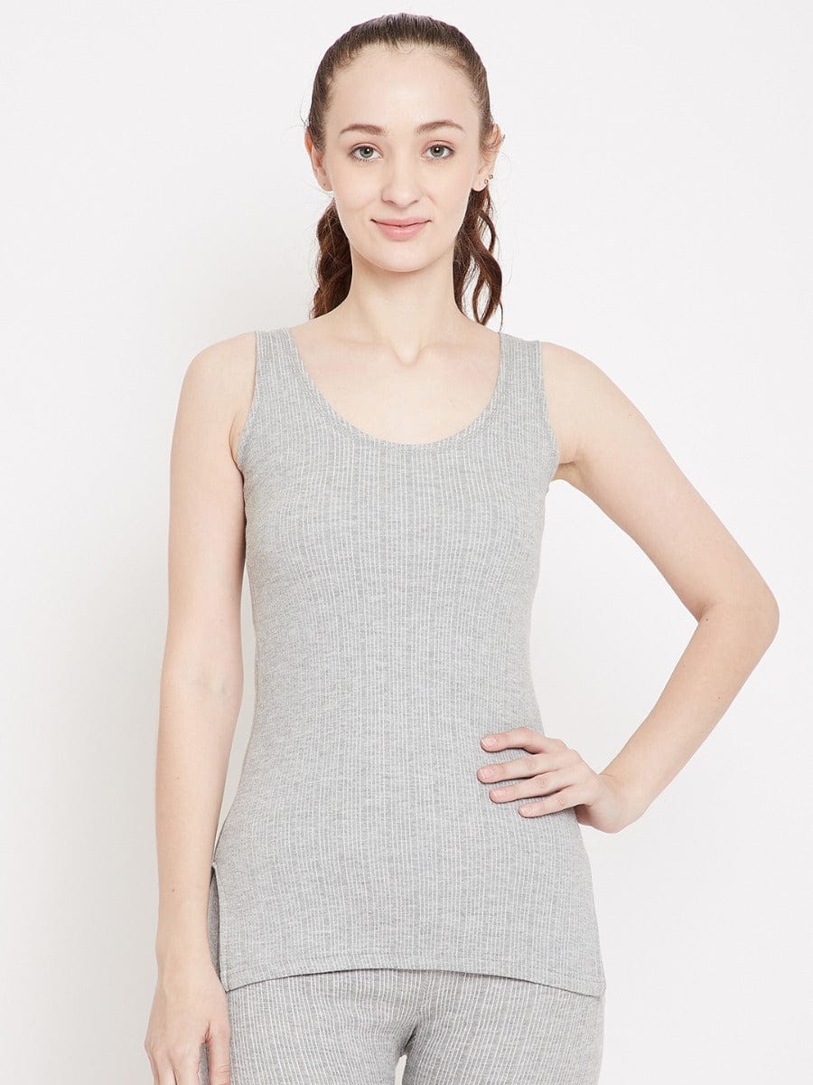 100 ES12 MI-GREY  LADIES S/L SLIP 