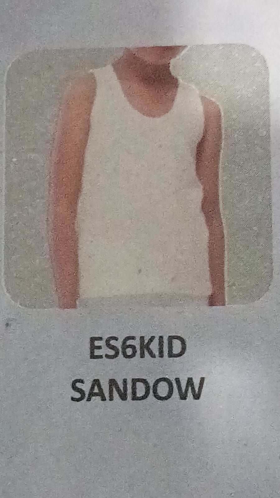 35 ES6 KIDS OFF WHITE   SANDOW 